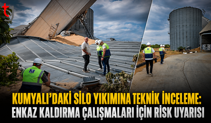Kumyalı’daki silo yıkımına teknik inceleme: Enkaz kaldırma çalışmaları için risk uyarısı