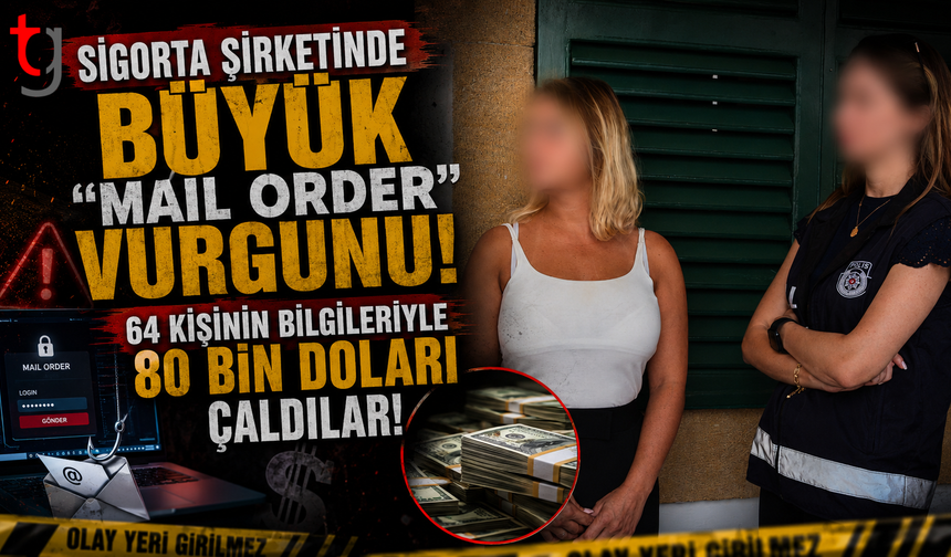 Sigorta Şirketinde Büyük "Mail Order" Vurgunu! 64 Kişinin Bilgileriyle 80 Bin Doları Çaldılar
