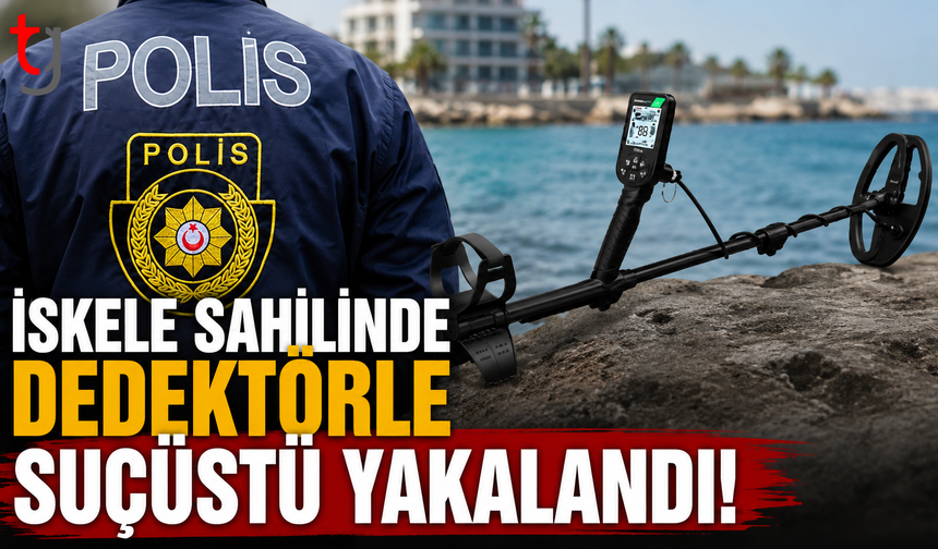 İskele Sahilinde Kaçak Dedektör Operasyonu: Suçüstü Yakalandı!