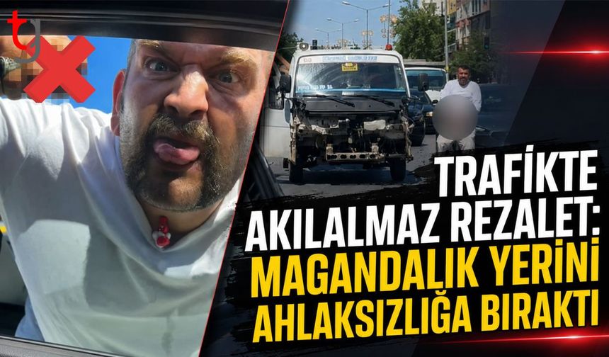 Trafikte Akılalmaz Rezalet: Magandalık Yerini Ahlaksızlığa Bıraktı
