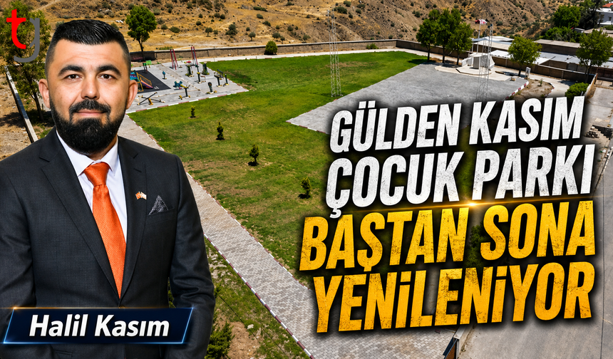 Gülden Kasım Çocuk Parkı Yenileniyor: Çocuklar İçin Daha Güvenli ve Modern Alan