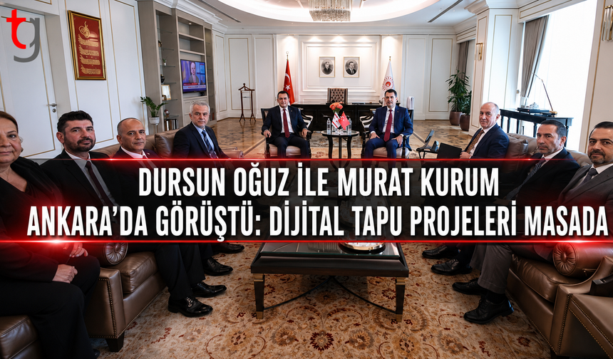 Dursun Oğuz ile Murat Kurum Ankara’da Görüştü: Dijital Tapu Projeleri Masada