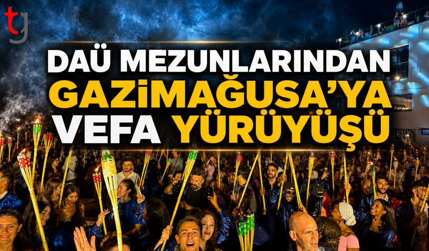 DAÜ Mezunlarından Gazimağusa’ya Vefa Yürüyüşü