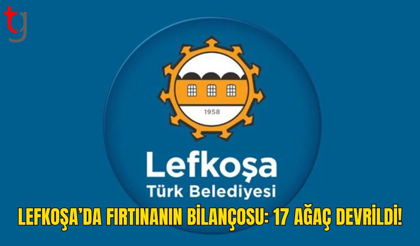 Lefkoşa’da Fırtınanın Bilançosu: 17 Ağaç Devrildi, Kanalizasyon Taşmaları Yaşandı