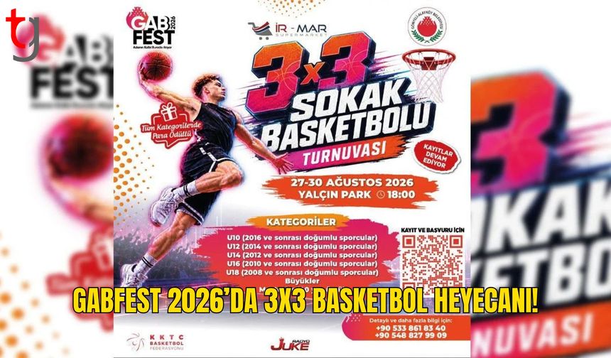 GABFEST 2026’da 3X3 Sokak Basketbolu Heyecanı Başlıyor