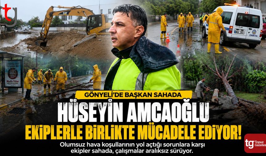 Hüseyin Amcaoğlu Ekiplerle Birlikte Sahada: Olumsuz Hava Koşullarına Müdahale Sürüyor