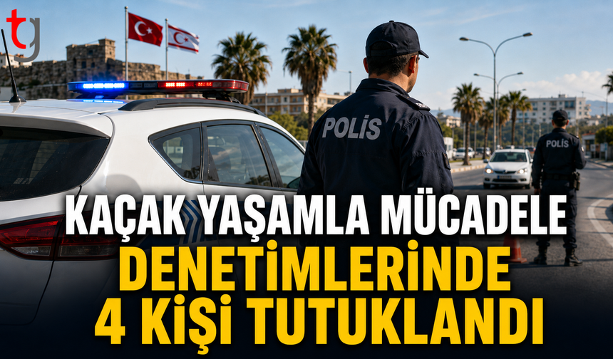 Kaçak Yaşamla Mücadele Denetimlerinde 4 Kişi Tutuklandı
