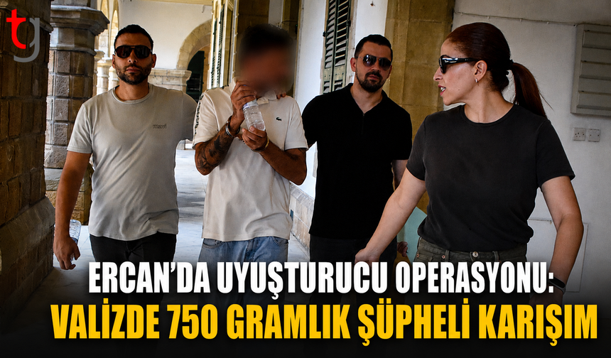 Ercan’da Uy*şturucu Operasyonu: Valizde 750 Gramlık Şüpheli Karışım