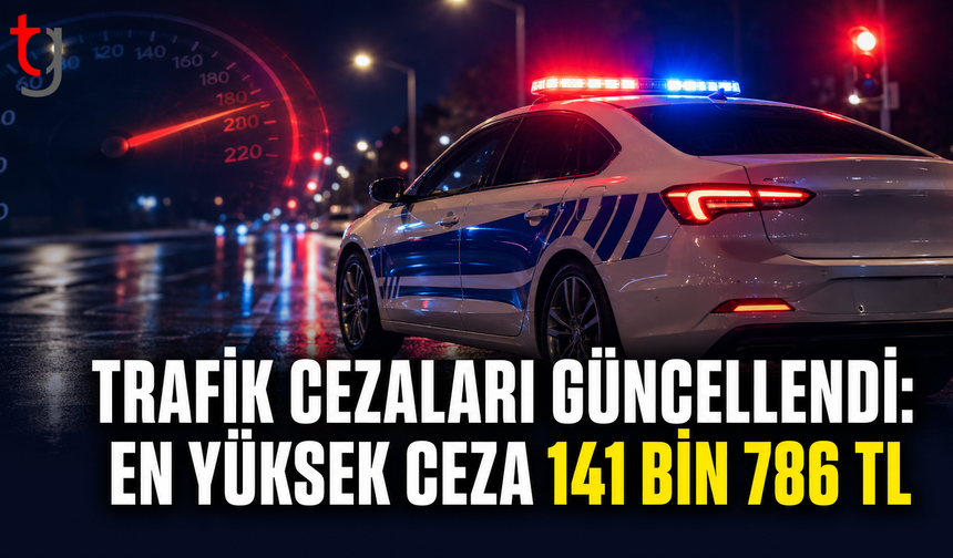 Yeni Trafik Cezaları Belli Oldu: En Yüksek Ceza 141 Bin 786 TL