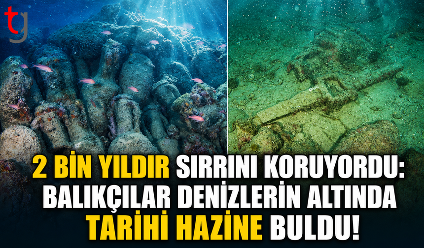 2 Bin Yıldır Sırrını Koruyordu: Balıkçılar Denizlerin Altında Tarihi Hazine Buldu!