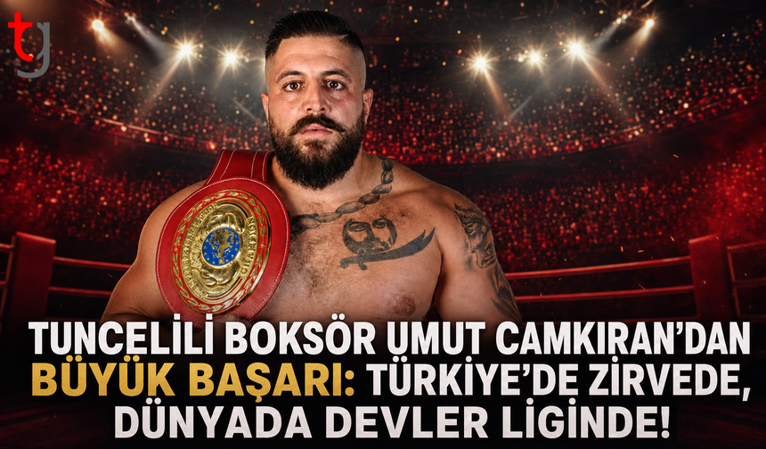 Tuncelili Boksör Umut Camkıran’dan Büyük Başarı: Türkiye’de Zirvede, Dünyada Devler Liginde!