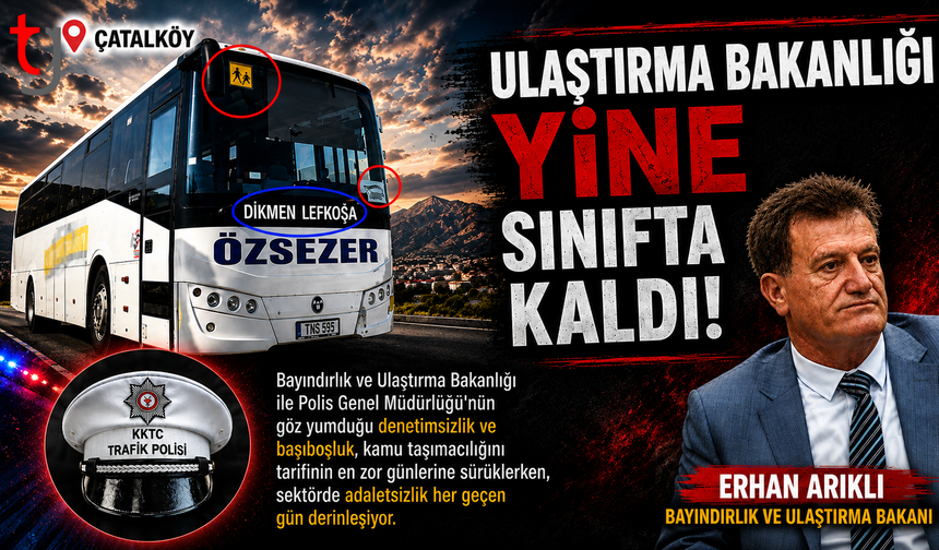 Ulaştırma Bakanlığı Yine Sınıfta Kaldı!