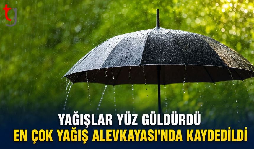 Yağışlar Yüz Güldürdü: En Çok Yağış Alevkayası'nda Kaydedildi