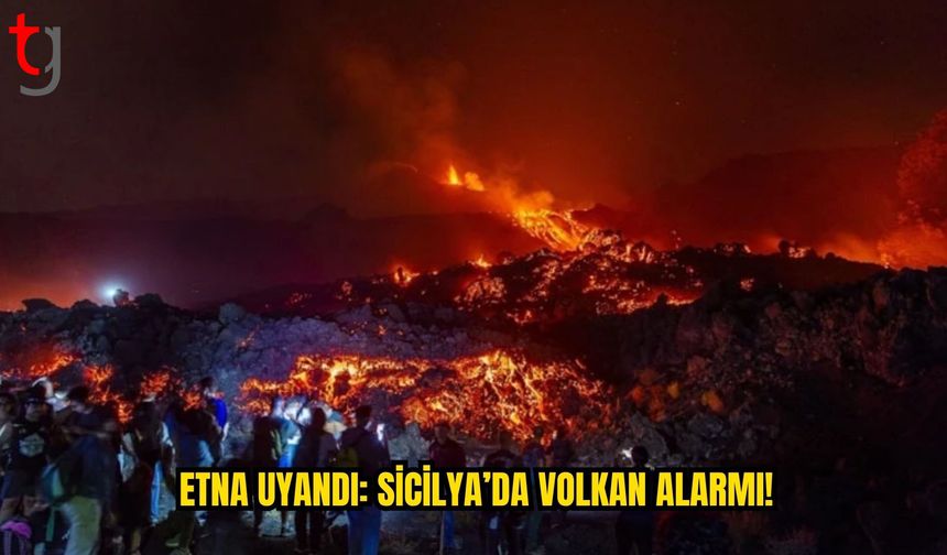 Etna Yanardağı’nda Hareketlilik: Lav Akıntıları Sürüyor, Uçuşlar Etkilendi