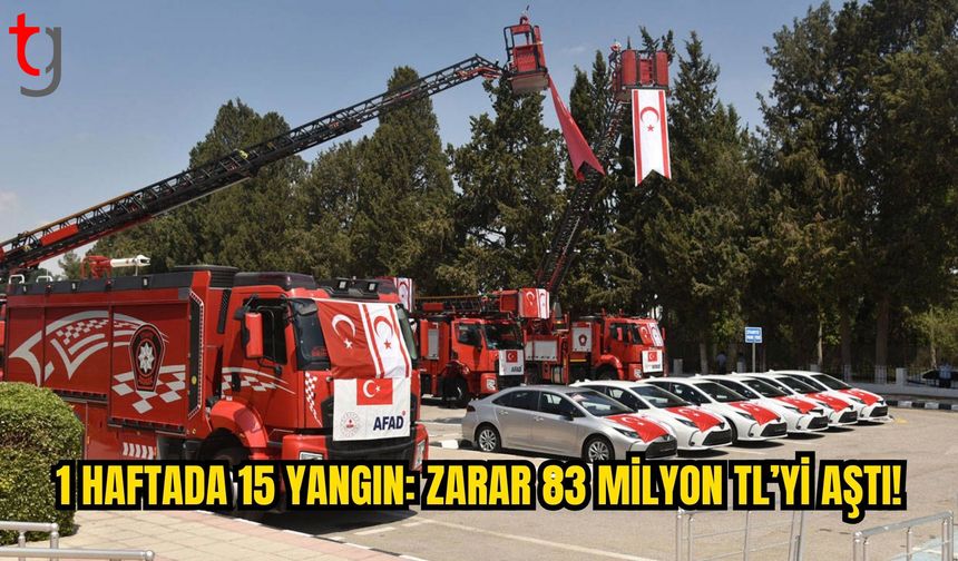 KKTC’de Bir Haftada 15 Yangın: En Büyük Neden Elektrik Kaynaklı Kısa Devre