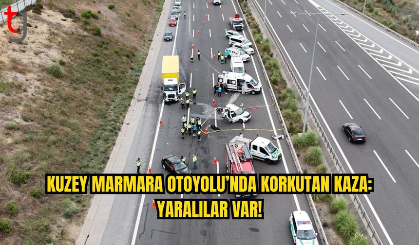Kuzey Marmara Otoyolu’nda Kamyon ile Otomobil Çarpıştı: Yaralılar Var