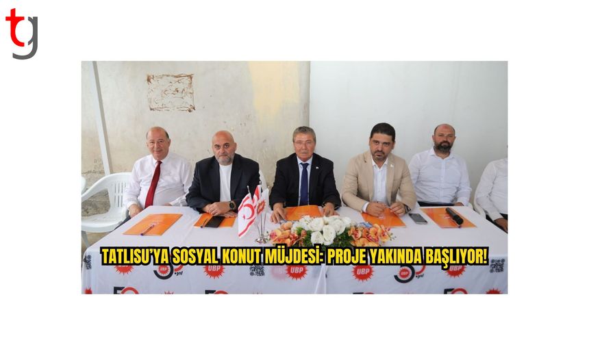 Başbakan Üstel’den Tatlısu’ya Sosyal Konut Açıklaması