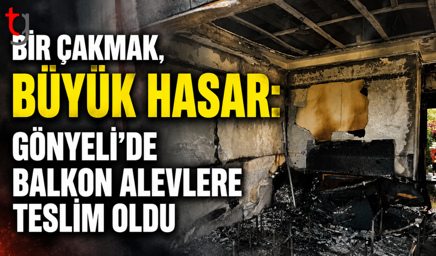 Bir Çakmak, Büyük Hasar: Gönyeli’de Balkon Alevlere Teslim Oldu
