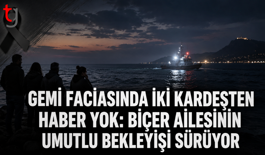 Gemi faciasında iki kardeşten haber yok: Biçer ailesinin umutlu bekleyişi sürüyor