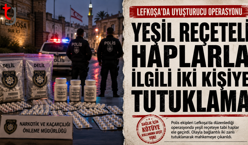Yeşil Reçeteli Haplarla İlgili İki Kişiye Tutuklama