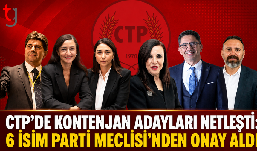 CTP’de Kontenjan Adayları Netleşti: 6 İsim Parti Meclisi’nden Onay Aldı