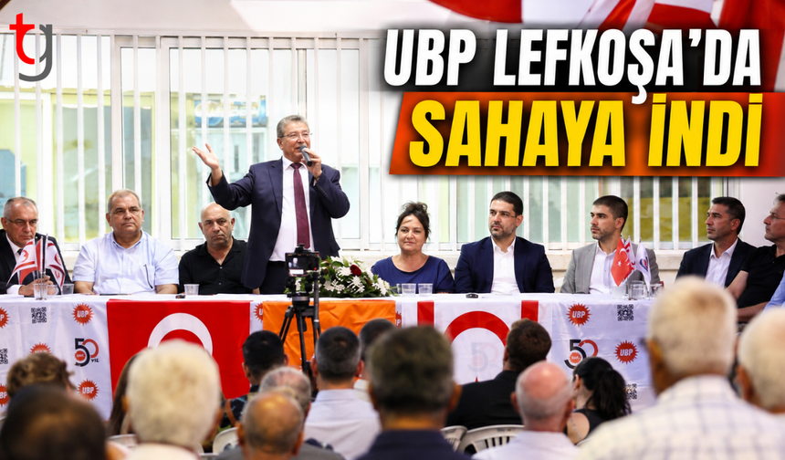 UBP Lefkoşa’da Sahaya İndi: Mehmet Aktunç İçin Yoğun Seçim Mesaisi