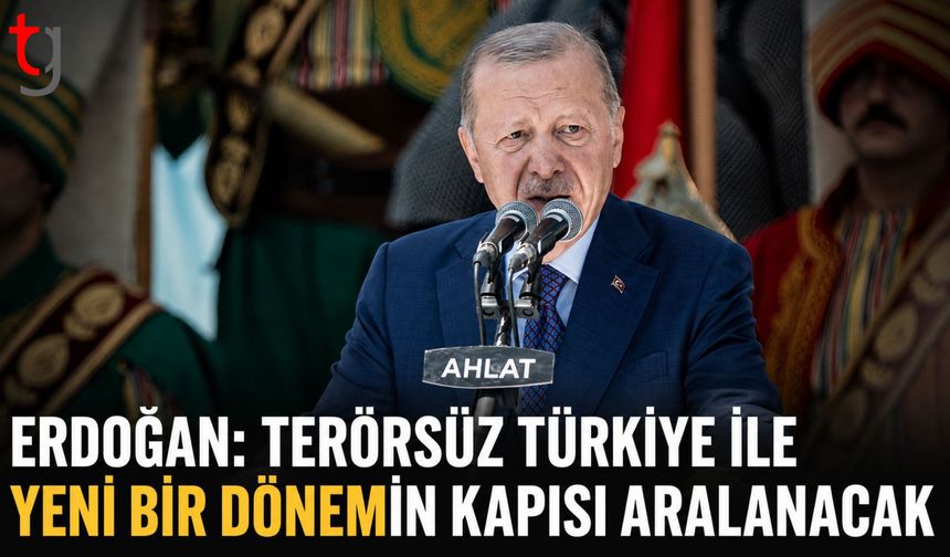 Erdoğan: Terörsüz Türkiye Hedefiyle Yeni Bir Dönemin Kapısı Açılacak