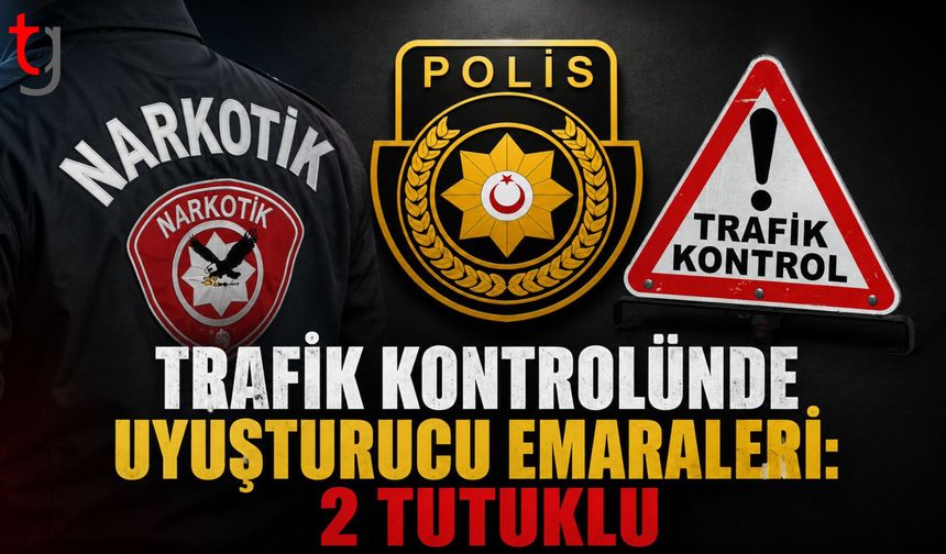 İskele’de Trafik Kontrolünde Yasaklı Madde Şüphesi: 2 Kişi Tutuklandı
