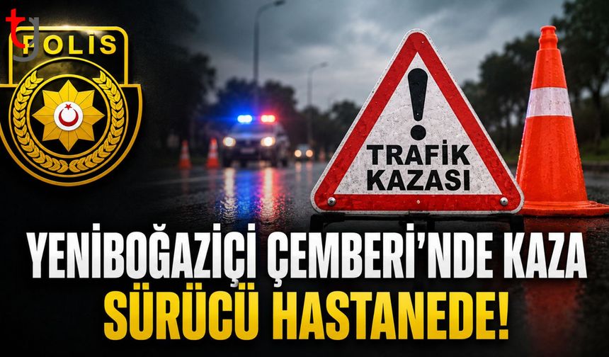 İskele-Gazimağusa Anayolu’nda Kaza: Sürücü Hastanede