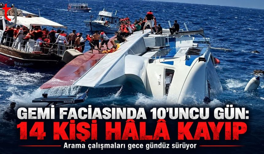 GİRNE’DEKİ GEMİ FACİASINDA 10’UNCU GÜN