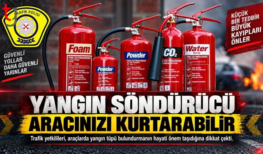 PGM’DEN SÜRÜCÜLERE YANGIN SÖNDÜRÜCÜ UYARISI