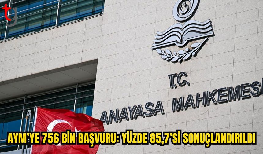AYM, bireysel başvuruların yüzde 85,7’sini sonuçlandırdı