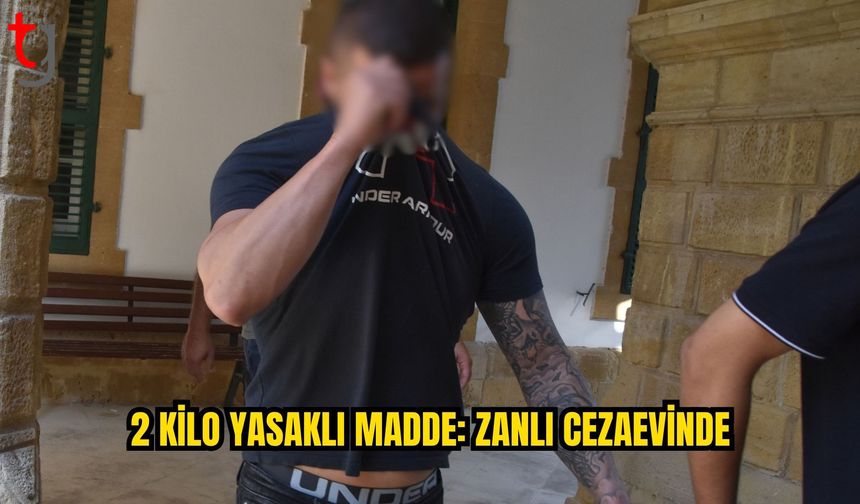 Metehan’da 2 kilo yasaklı maddeyle yakalanan zanlı cezaevine gönderildi
