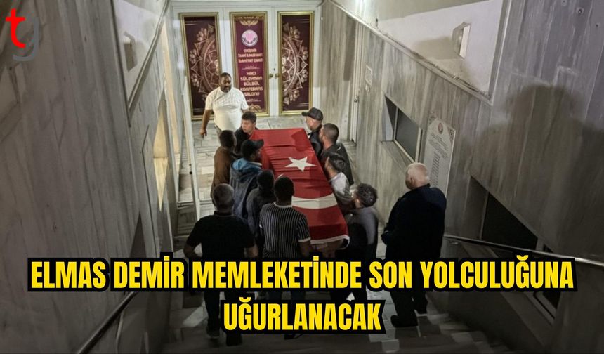 ELMAS DEMİR’İN CENAZESİ ESKİŞEHİR’E GÖTÜRÜLDÜ