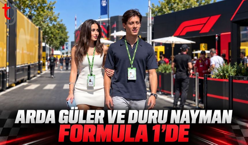 Arda Güler ve Duru Nayman Formula 1 heyecanını Madrid’de yaşadı