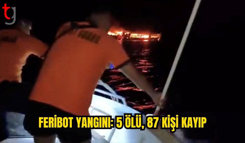 FİLİPİNLER’DE YOLCU FERİBOTUNDA YANGIN