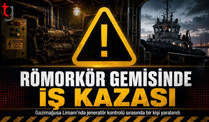 GAZİMAĞUSA LİMANI’NDA İŞ KAZASI