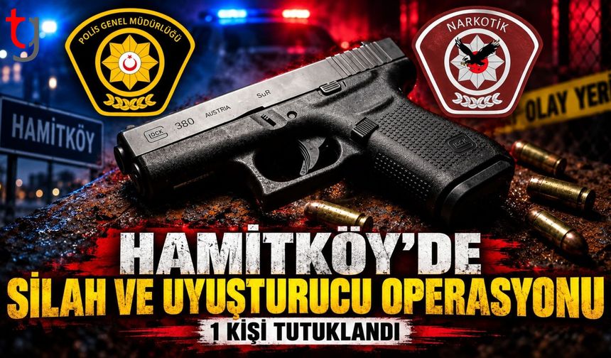 Hamitköy’de silah sesleri polisi harekete geçirdi: 1 kişi tutuklandı