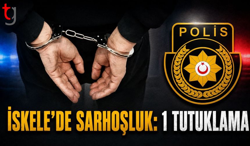 İSKELE’DE ALKOLLÜ ŞAHIS ÇEVREYE RAHATSIZLIK VERDİ