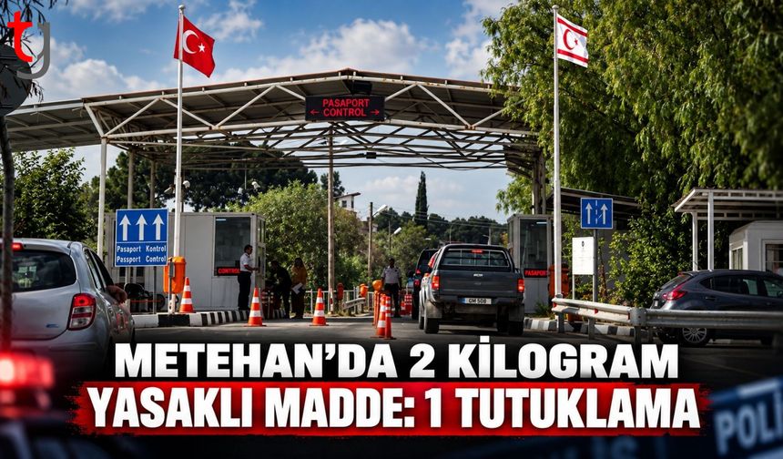 METEHAN KARA GEÇİŞ KAPISI’NDA 2 KİLOGRAM YASAKLI MADDE ELE GEÇİRİLDİ