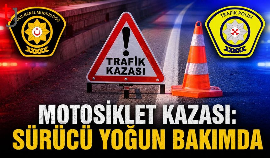 LEFKOŞA’DA MOTOSİKLET KAZASI