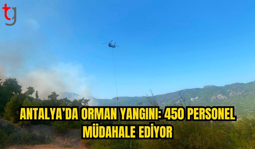 ANTALYA’DA ORMAN YANGINI