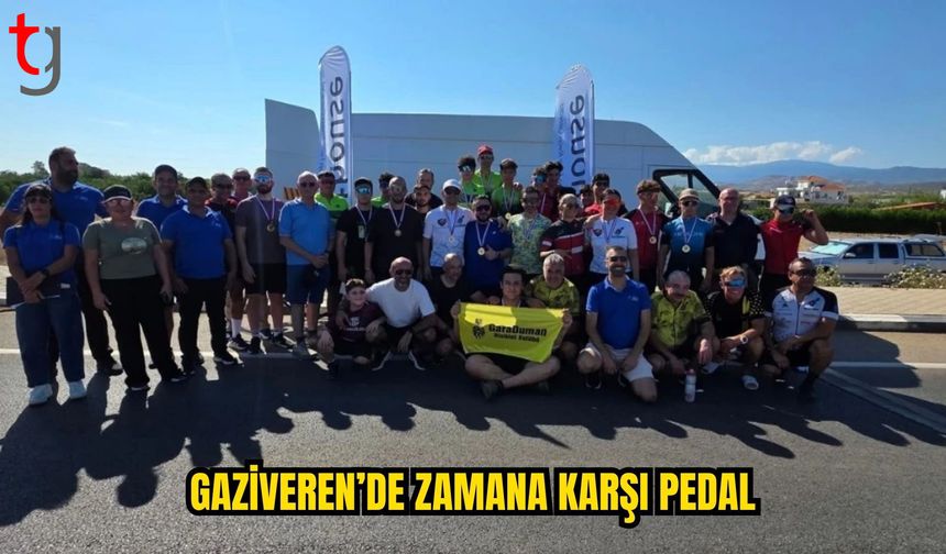 Gaziveren’de zamana karşı bisiklet heyecanı