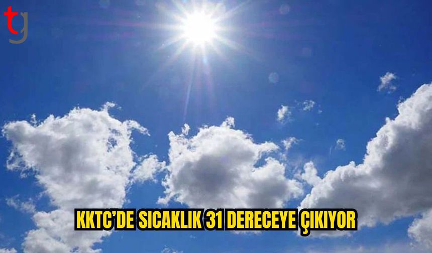 Kuzey Kıbrıs’ta 20 Eylül hava durumu: Sıcaklık 31 dereceye çıkacak