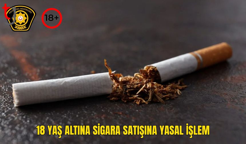 Gazimağusa’da 18 Yaşından Küçük Kişiye Sigara Satan Market İşletmecisine Yasal İşlem