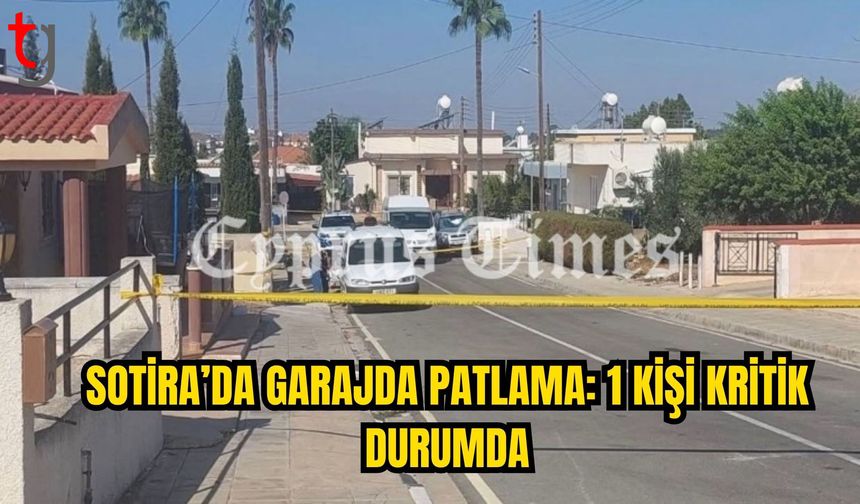 GÜNEY KIBRIS’TA GARAJDA PATLAMA