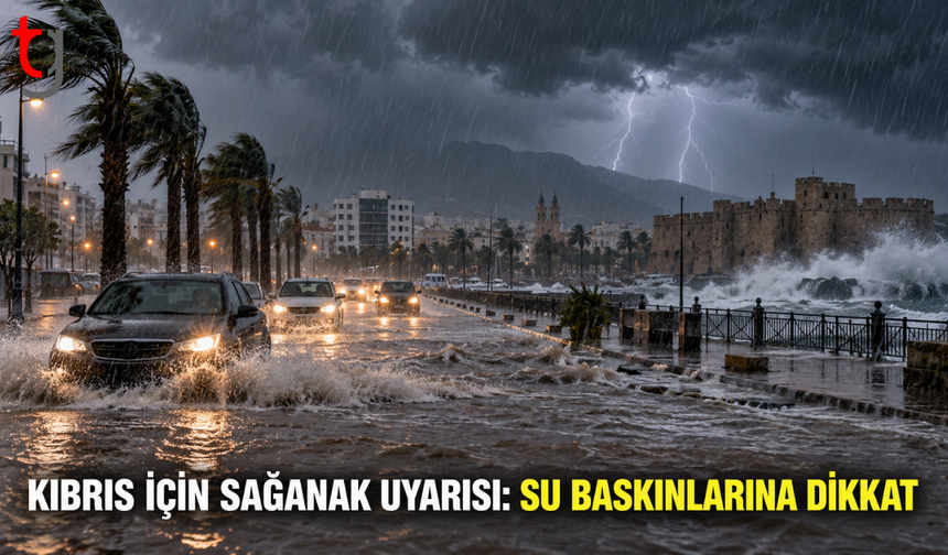 AFMER UYARDI: KIBRIS’TA KUVVETLİ YAĞIŞ VE TAŞKIN RİSKİ