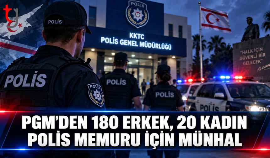 PGM’DEN 180 ERKEK, 20 KADIN POLİS MEMURU İÇİN MÜNHAL