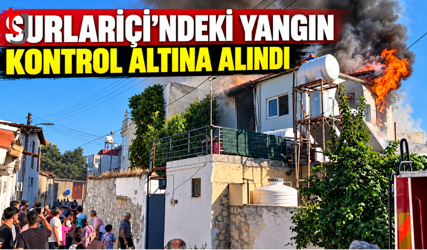 Surlariçi’nde korkutan yangın