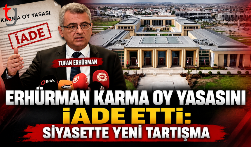 Erhürman Karma Oy Yasasını İade Etti: Siyasette Yeni Tartışma